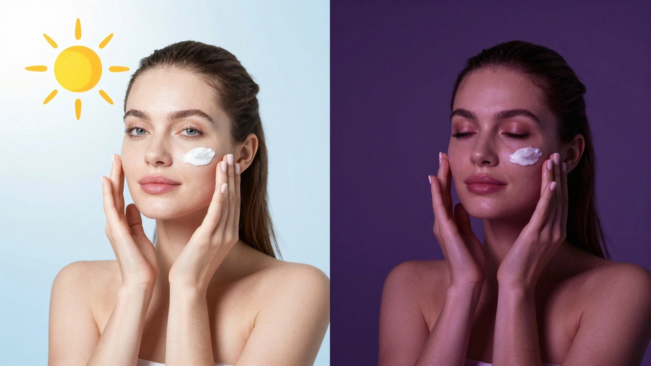 Разница между утренним и вечерним уходом за кожей